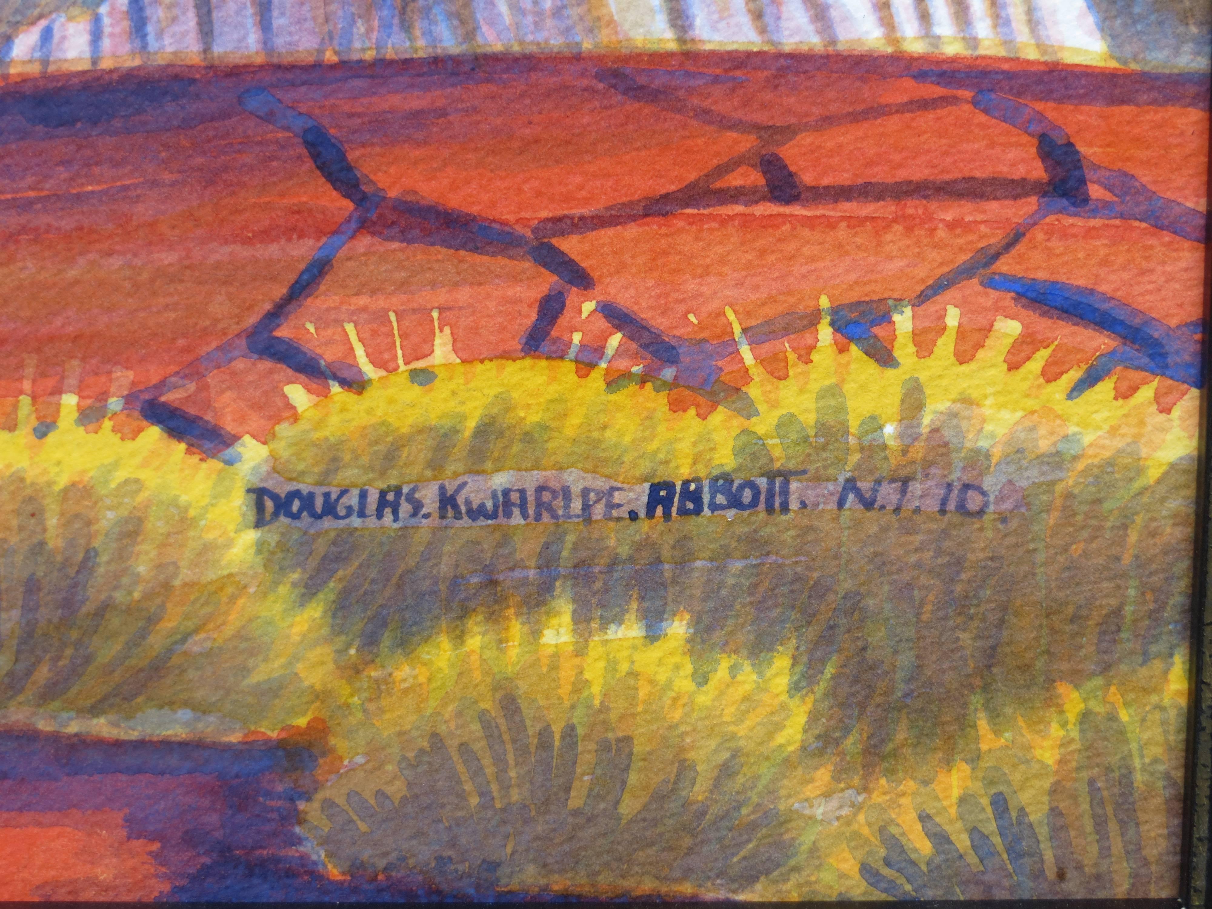Aborigene West Macdonnel Ranges - Modern Art by douglas kwarlpe ABBOT
