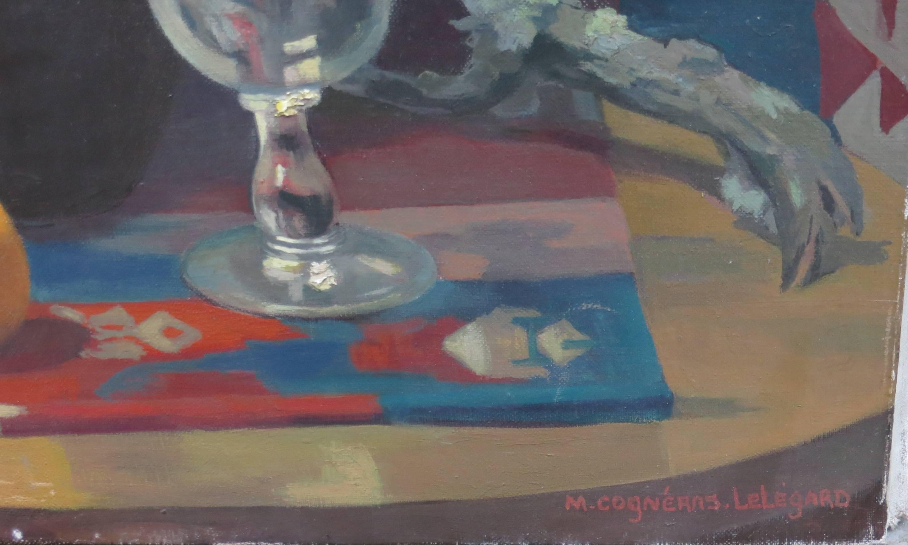 Natura morta con pesche - Painting Impressionismo di Unknown