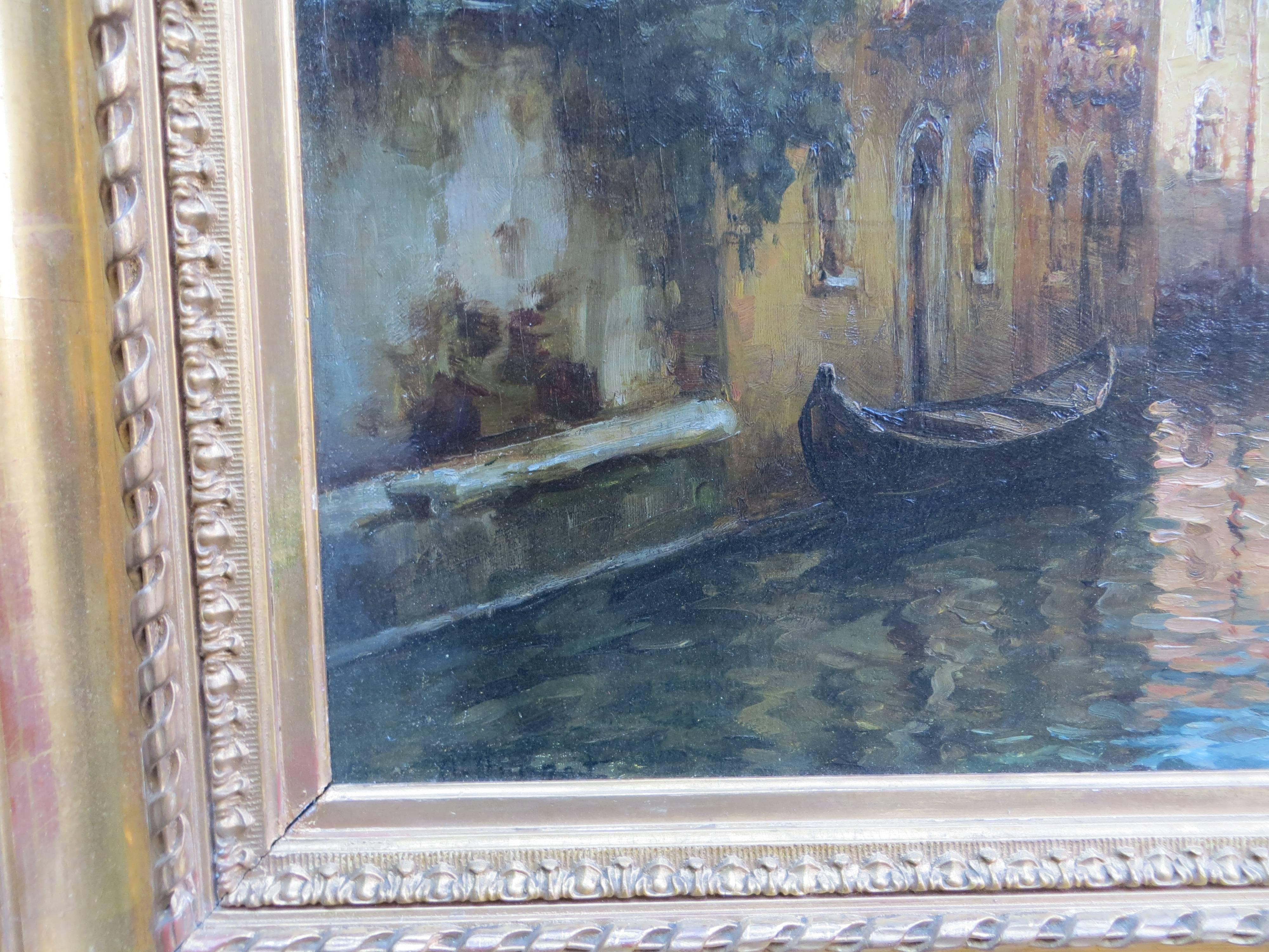 Venice's Grand Canal - Impressionist Painting by albert Ferdinand DUPRAT
