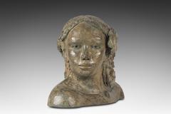 Bronze Exotic Figure by Isabelle LEVESQUE