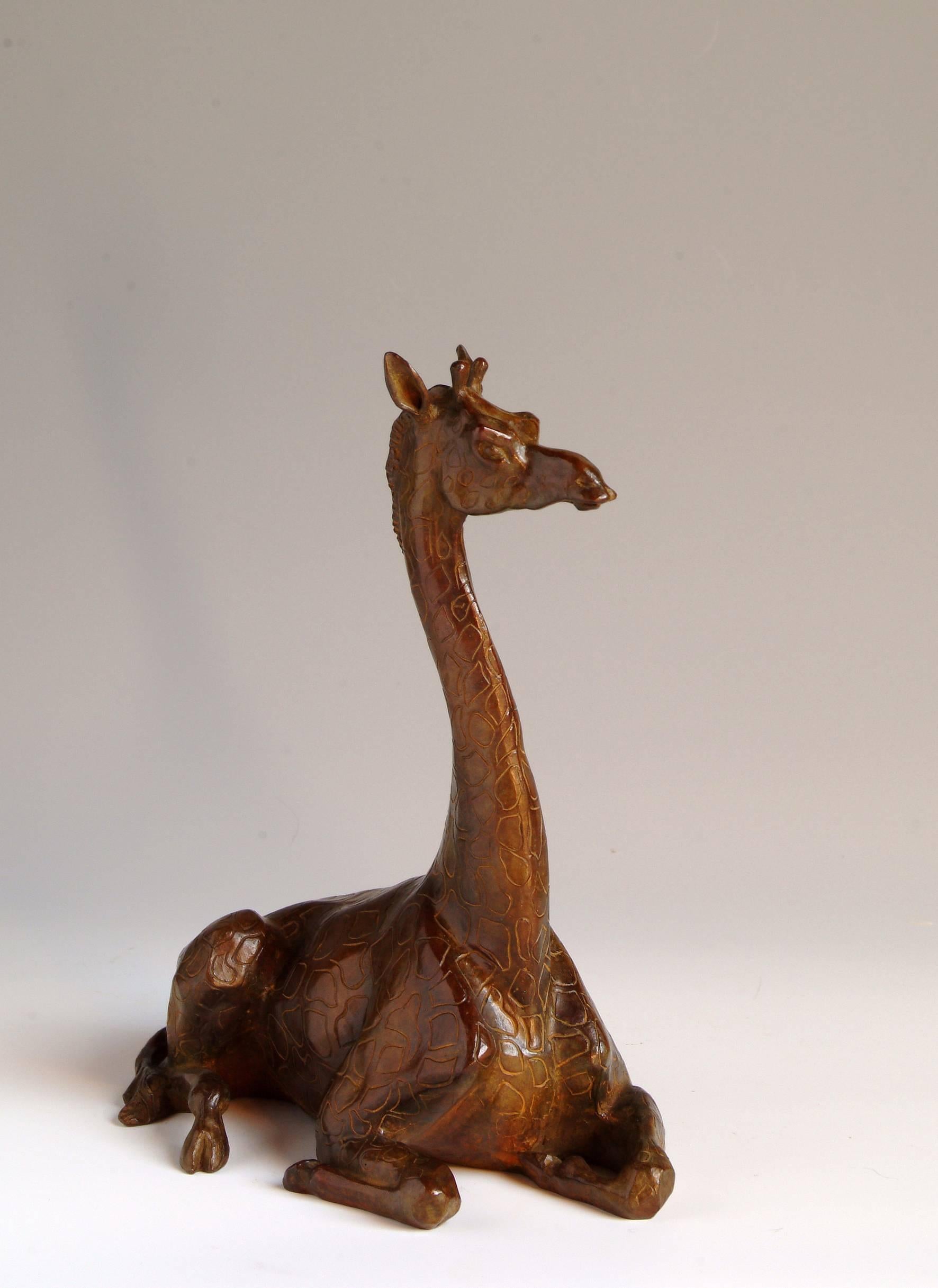 Girafe - Bronze de Sophie Martin - Contemporain Sculpture par SOPHIE MARTIN
