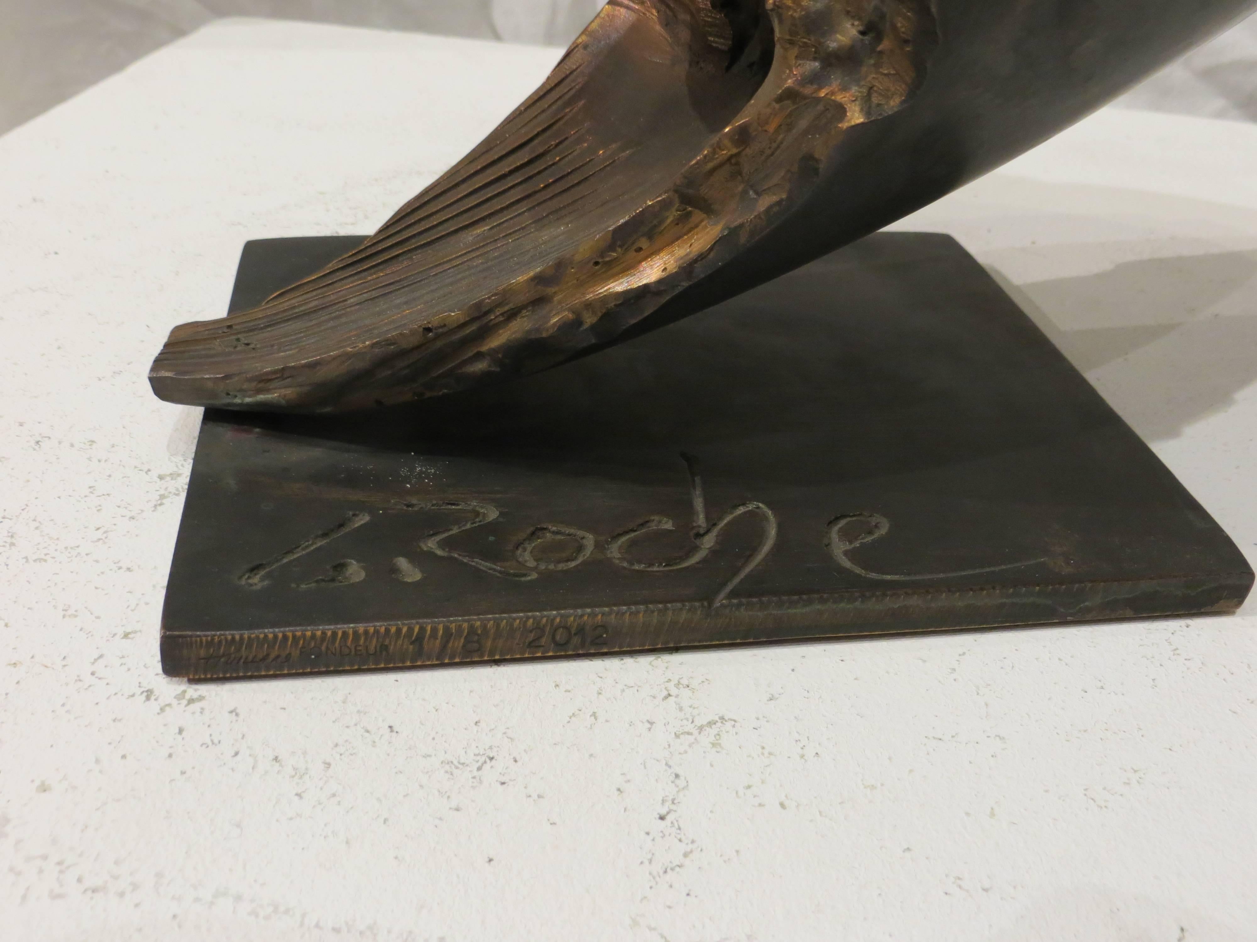 Scultura in bronzo EXCLOS - Abstract Sculpture Oro di Guillaume Roche
