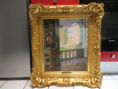 Versailles Garden Seen from War Room by DELBEKE