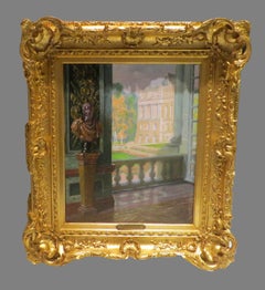 Versailles Garden Seen from War Room by DELBEKE