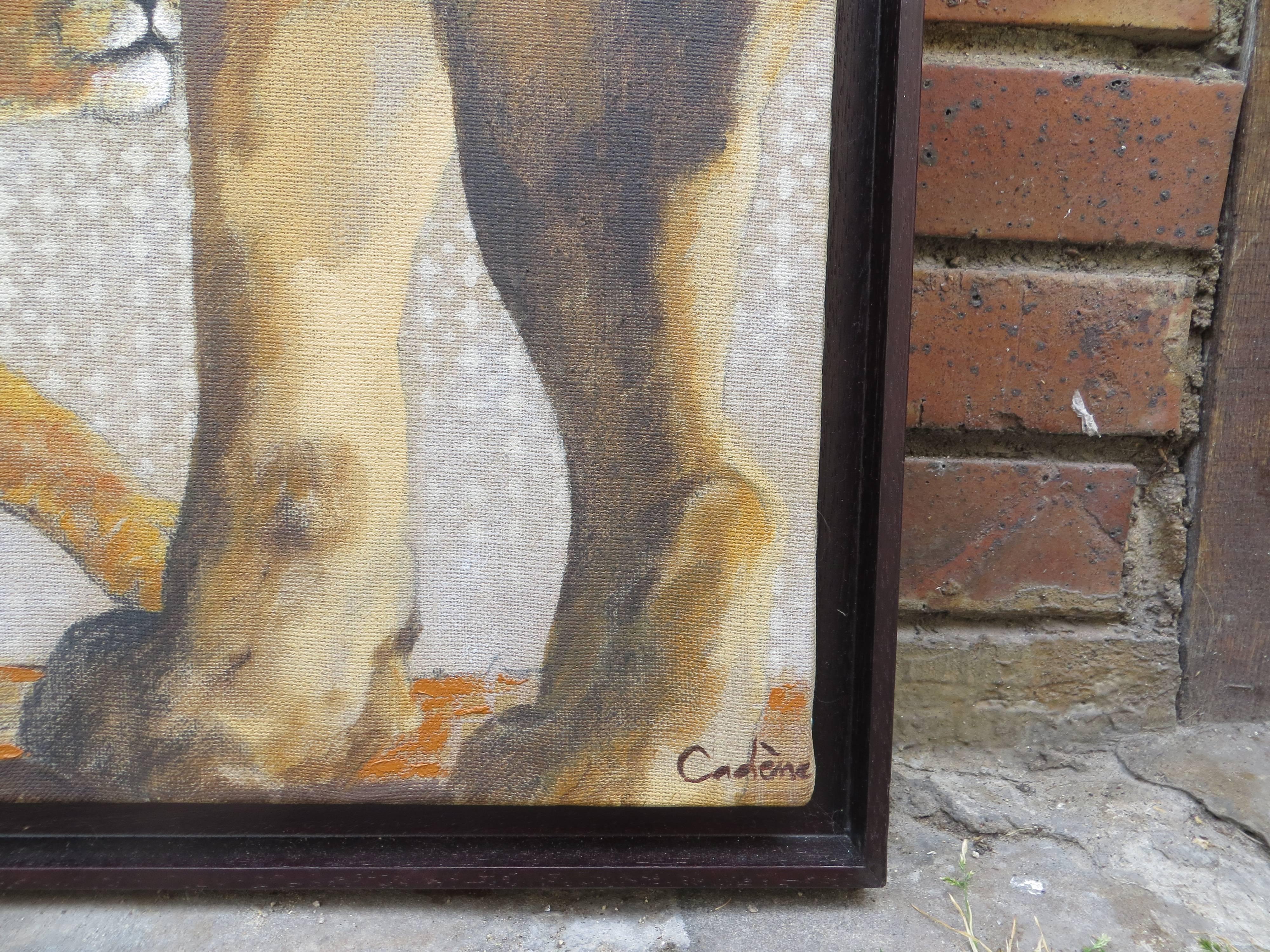 Cucciolo di leone - Painting Contemporaneo di FLORENCE CADENE