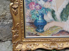 Portrait of a Young Woman with a Bouquet