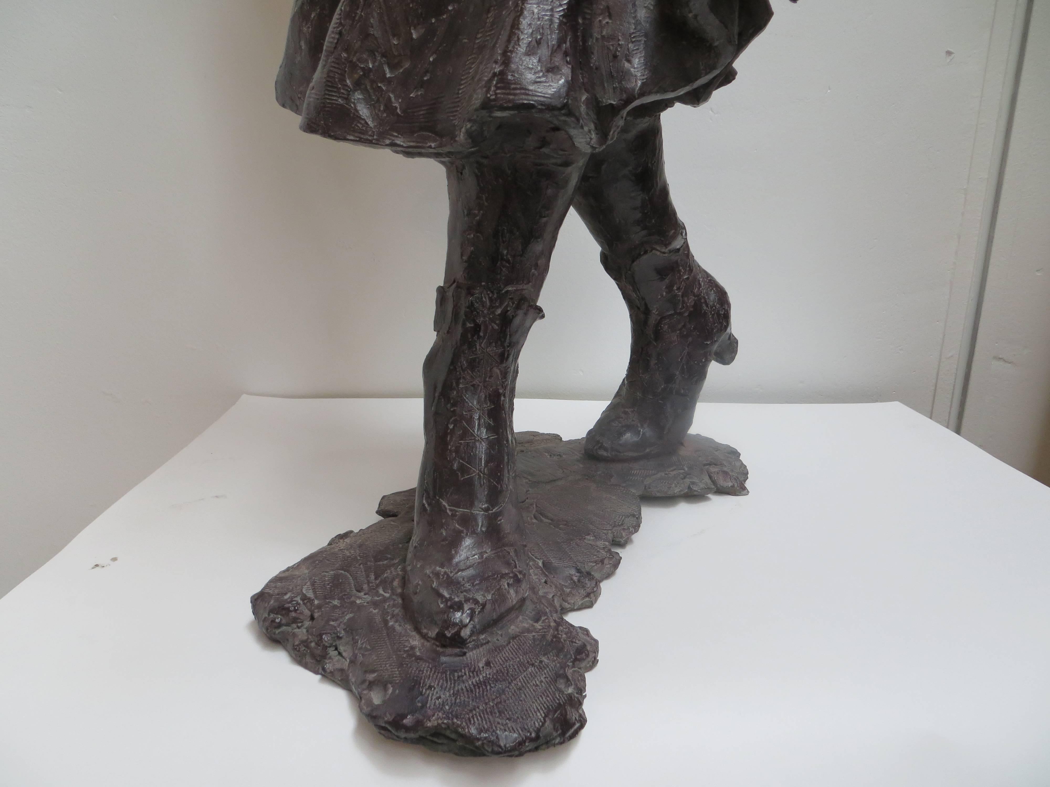 Sculpture
Original bronze  1/8

Born in 1960 in a family of artists collecting the bronzes of the Italian Renaissance, sculpture has always been part of the environment of Elisabeth Cibot. She finds it again with happiness during her studies at the