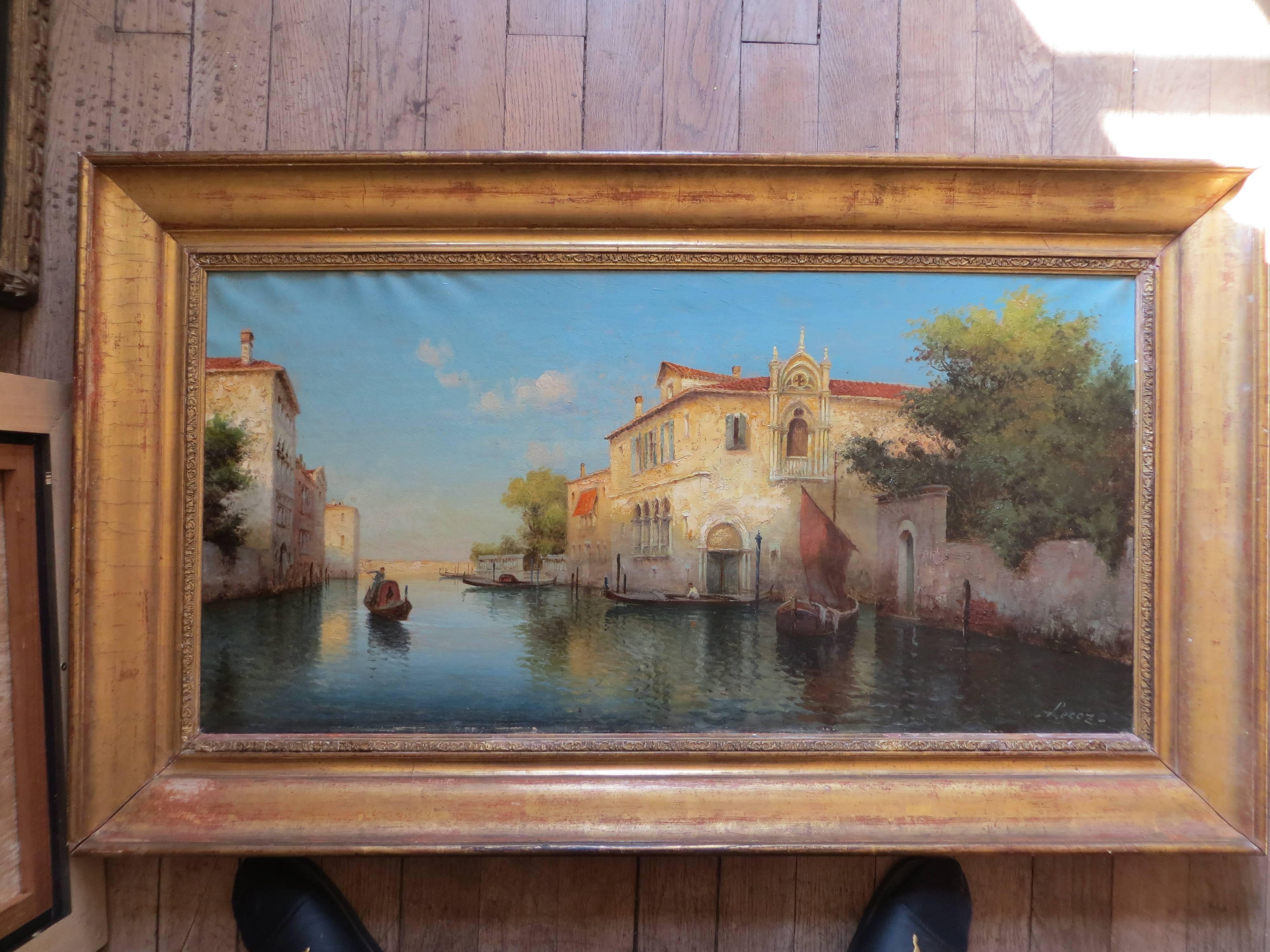 Alphonse LECOZE 19th-20th Century - Venice Grand Canal 1