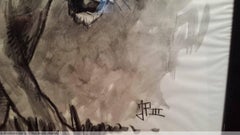 Lioness in the Savannah by Jean Poulain