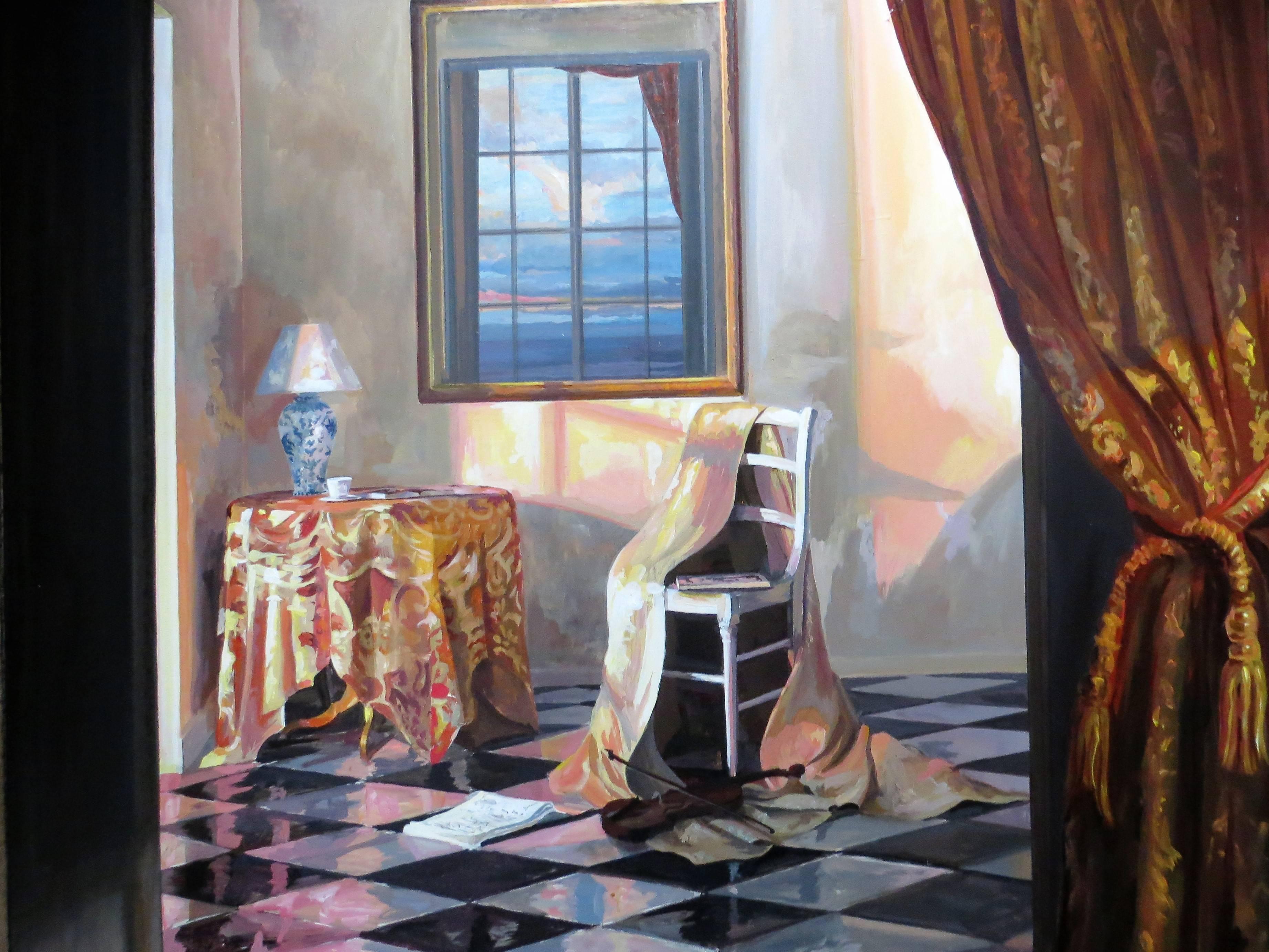 The Chair  - Painting by Alexandre Briganti