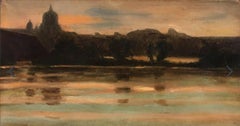 Sunset on Rome - circa 1890