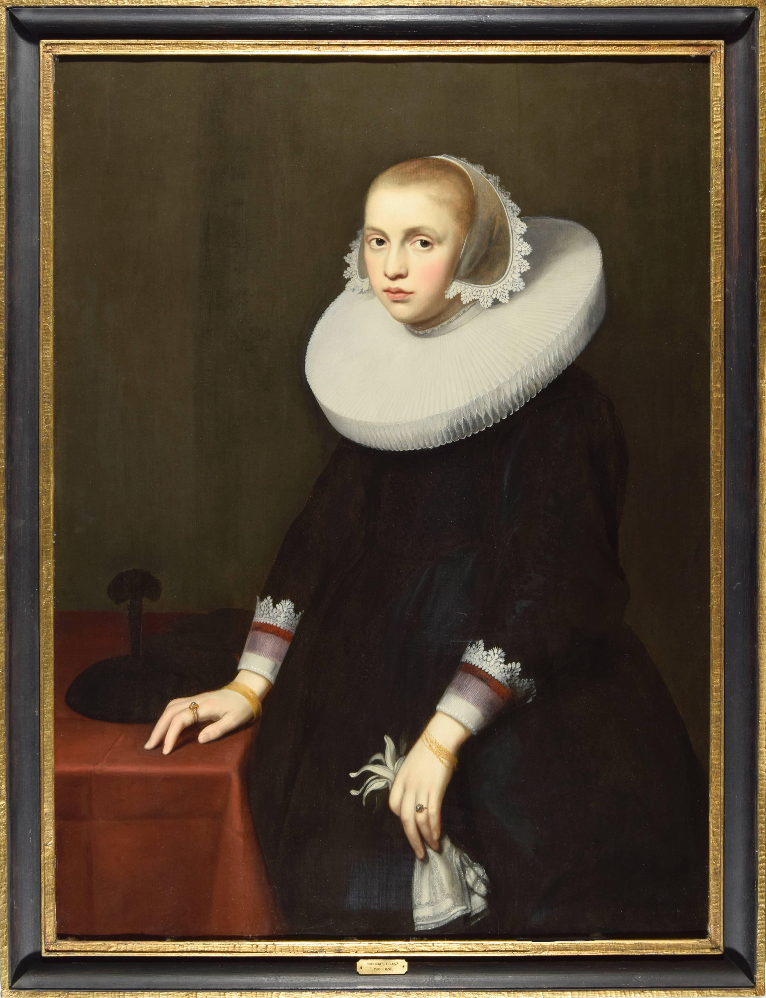 Portrait of a Lady - Painting by Unknown