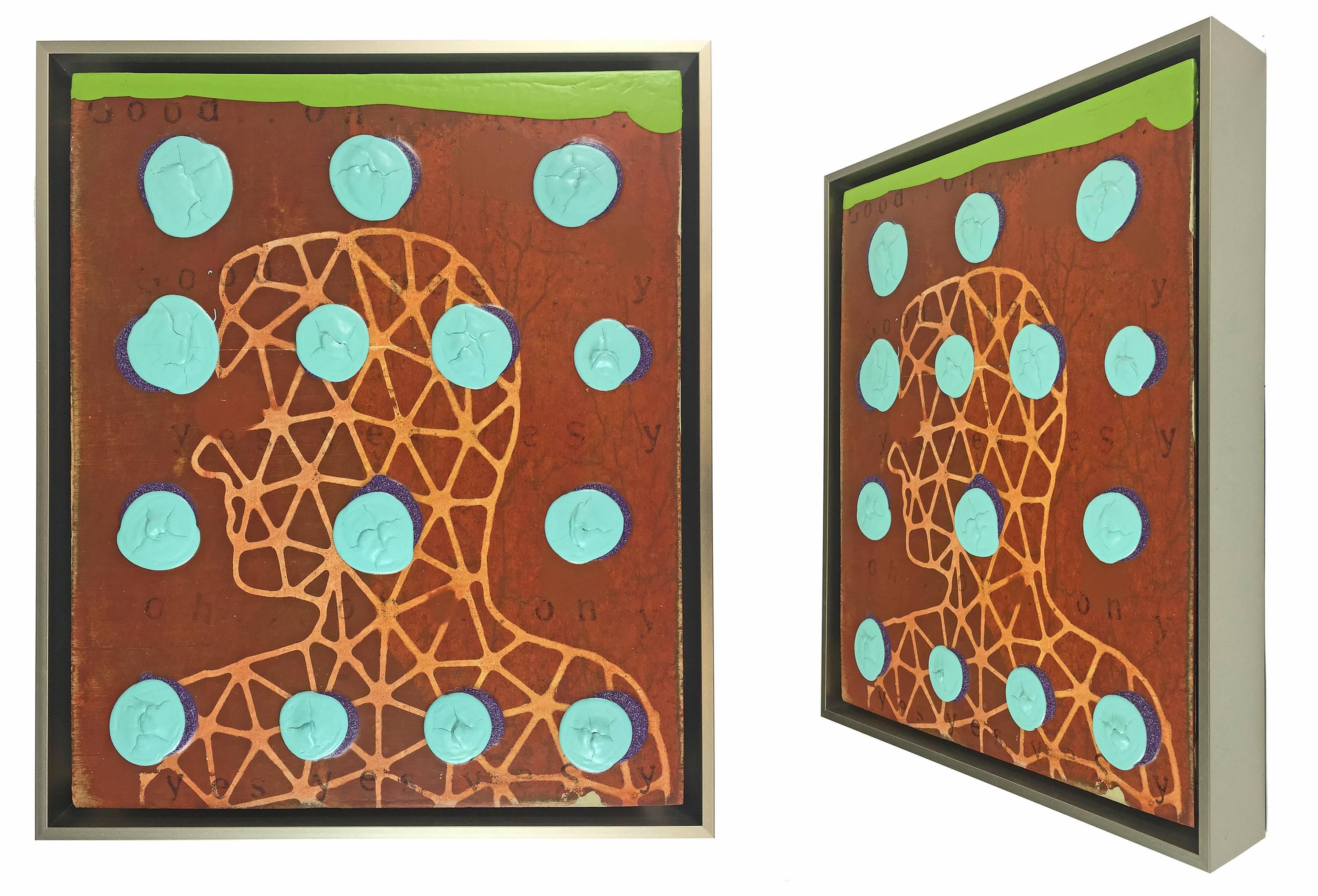 John Randall Nelson Abstract Painting - Polka Dots No. 49
