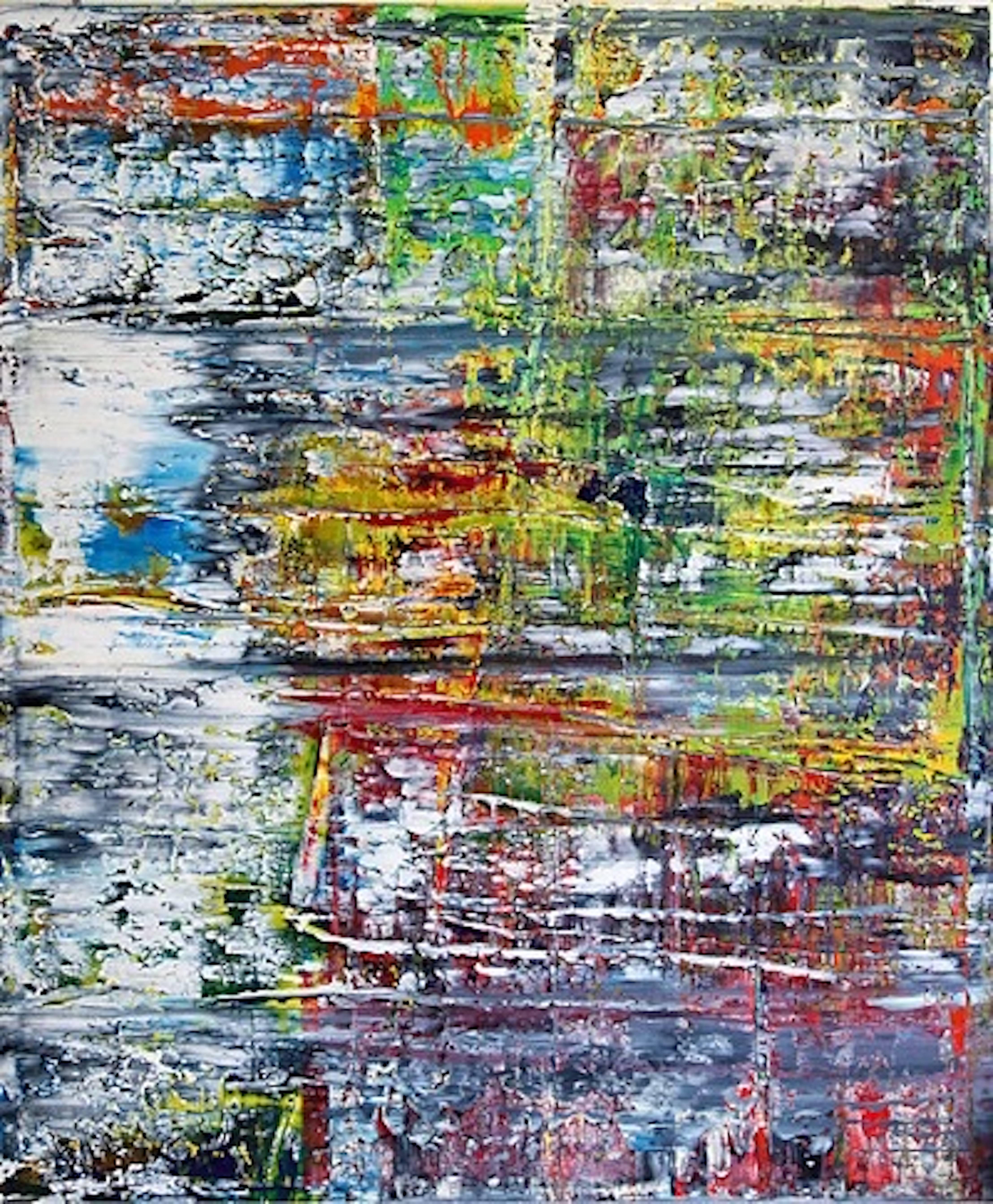 Harry James Moody Abstract Painting - Abstract with paint #115
