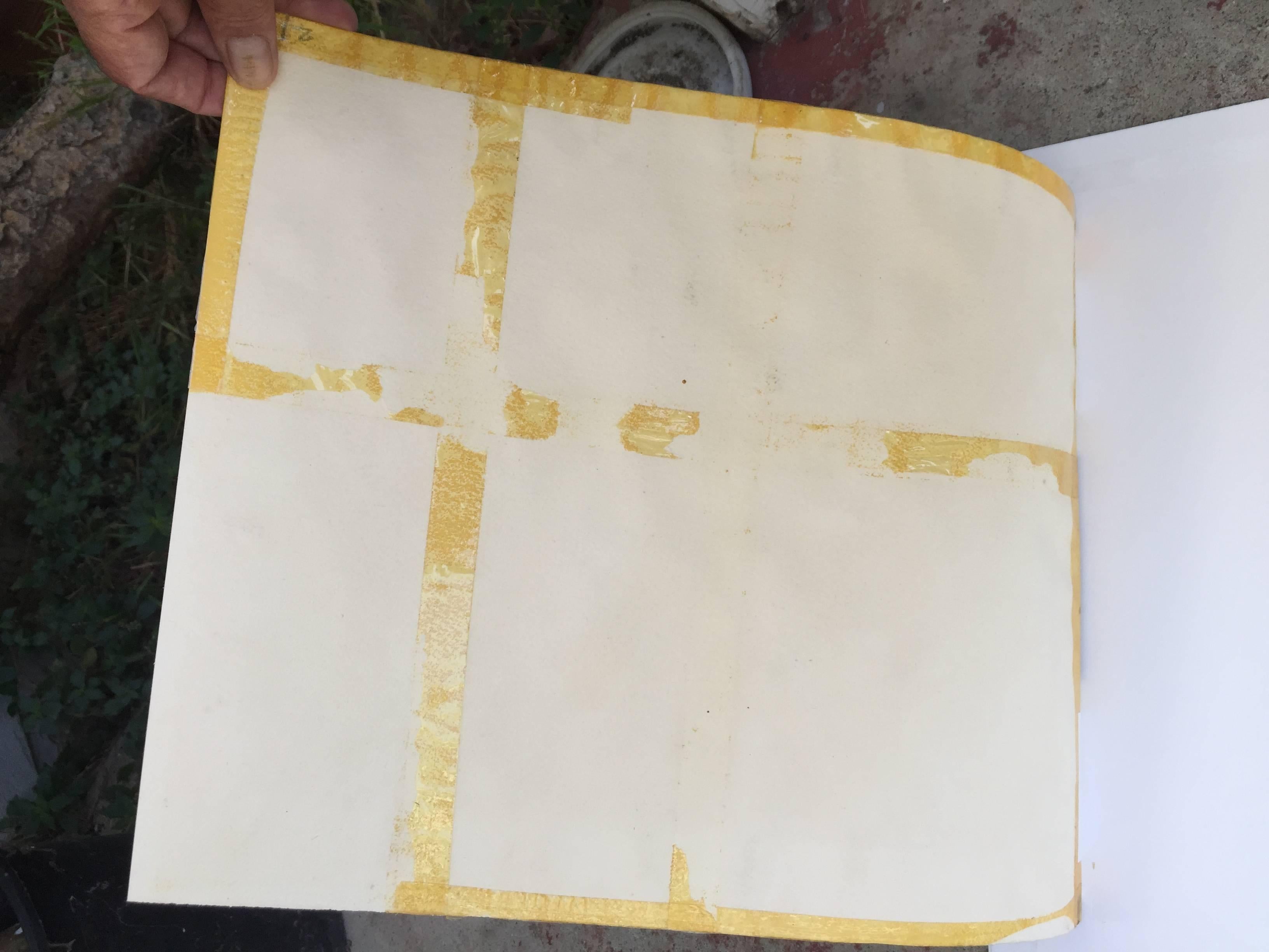 Paysage sans titre - Marron Landscape Art par Henry Miller