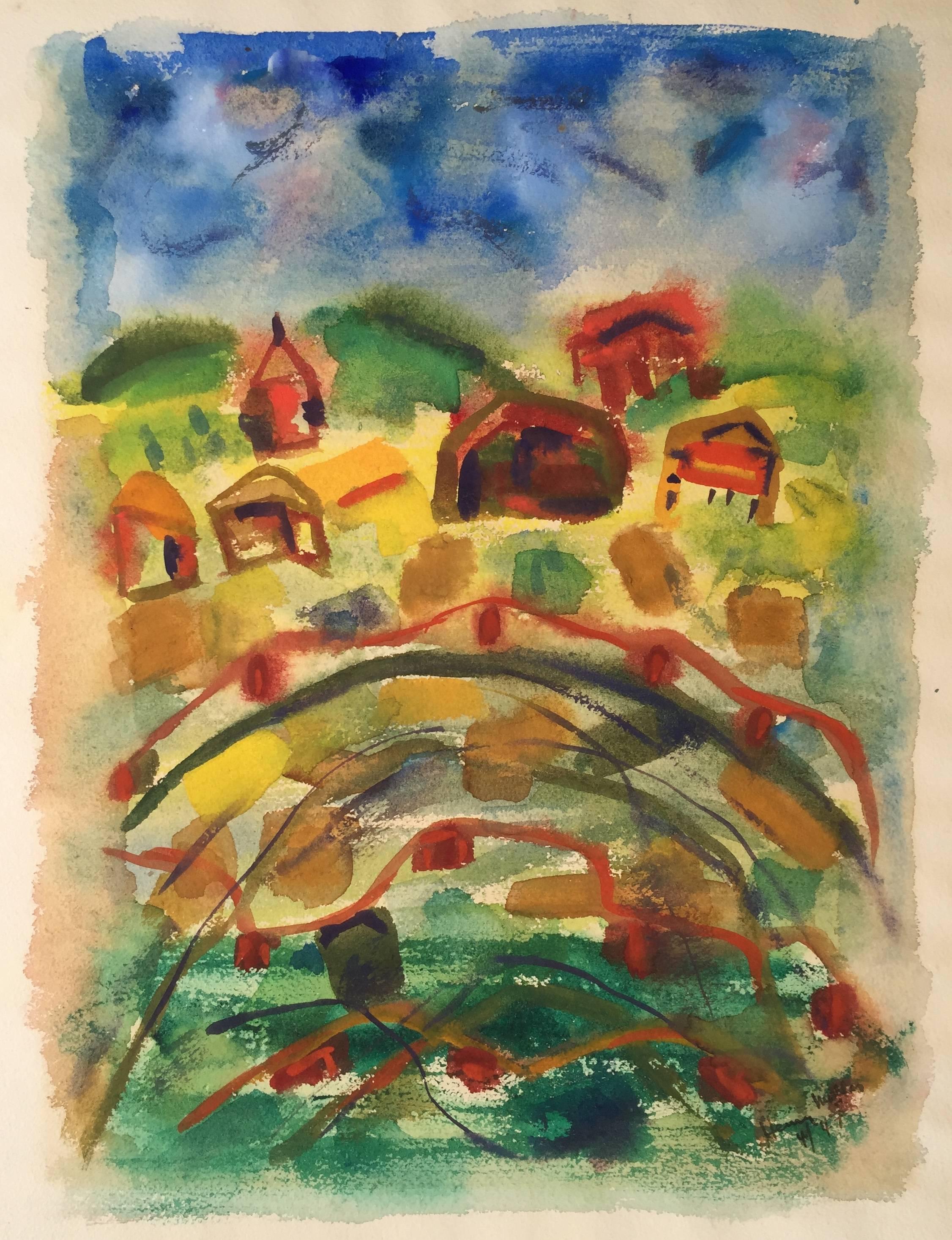 Landscape Art Henry Miller - Paysage sans titre