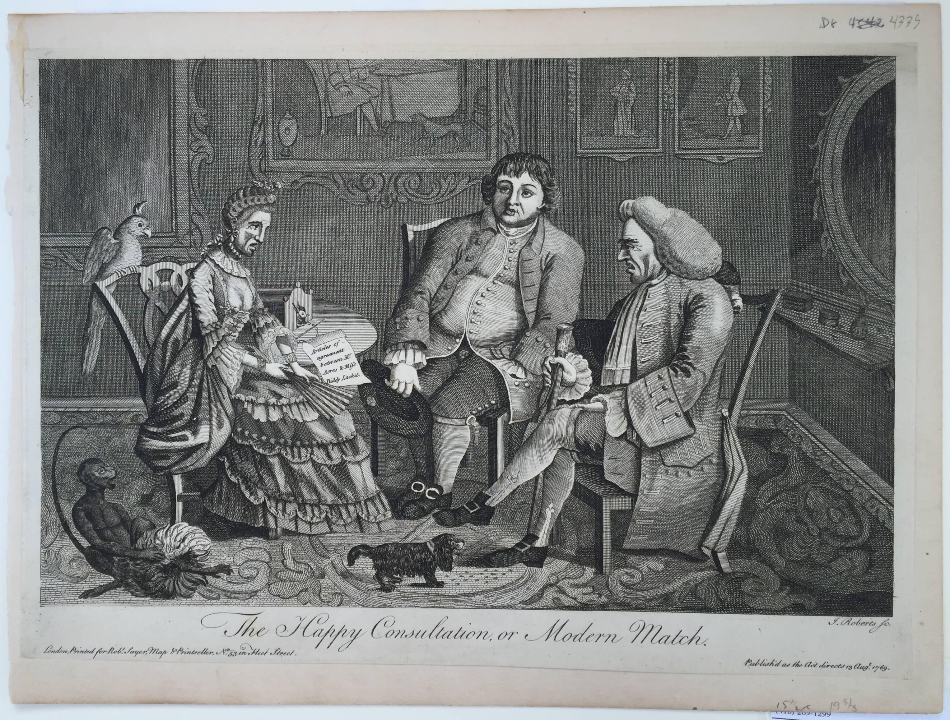 The Happy Consultation, or Modern Match - Print by Unknown