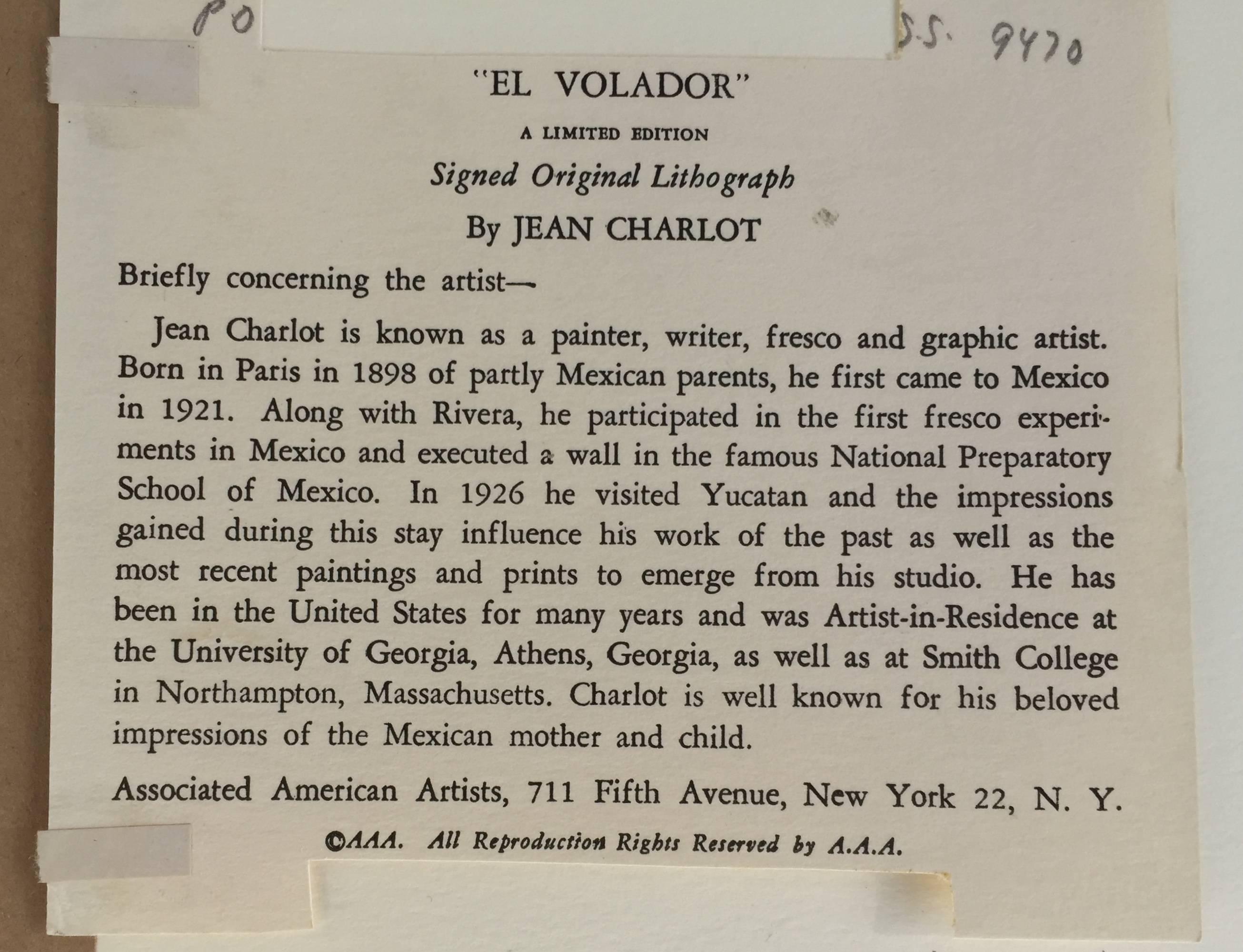 jean charlot paintings for sale