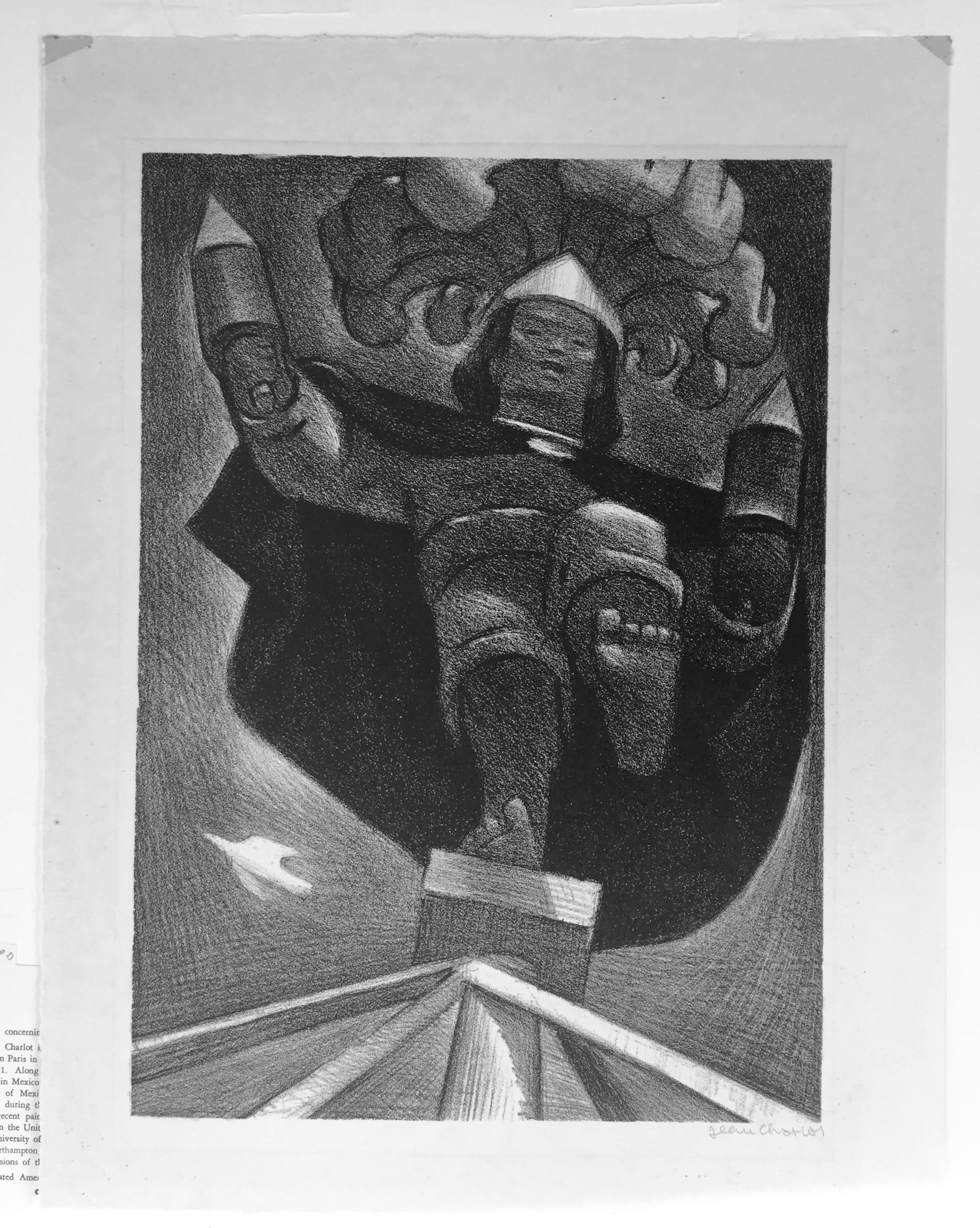 EL VALADOR - Print by Jean Charlot