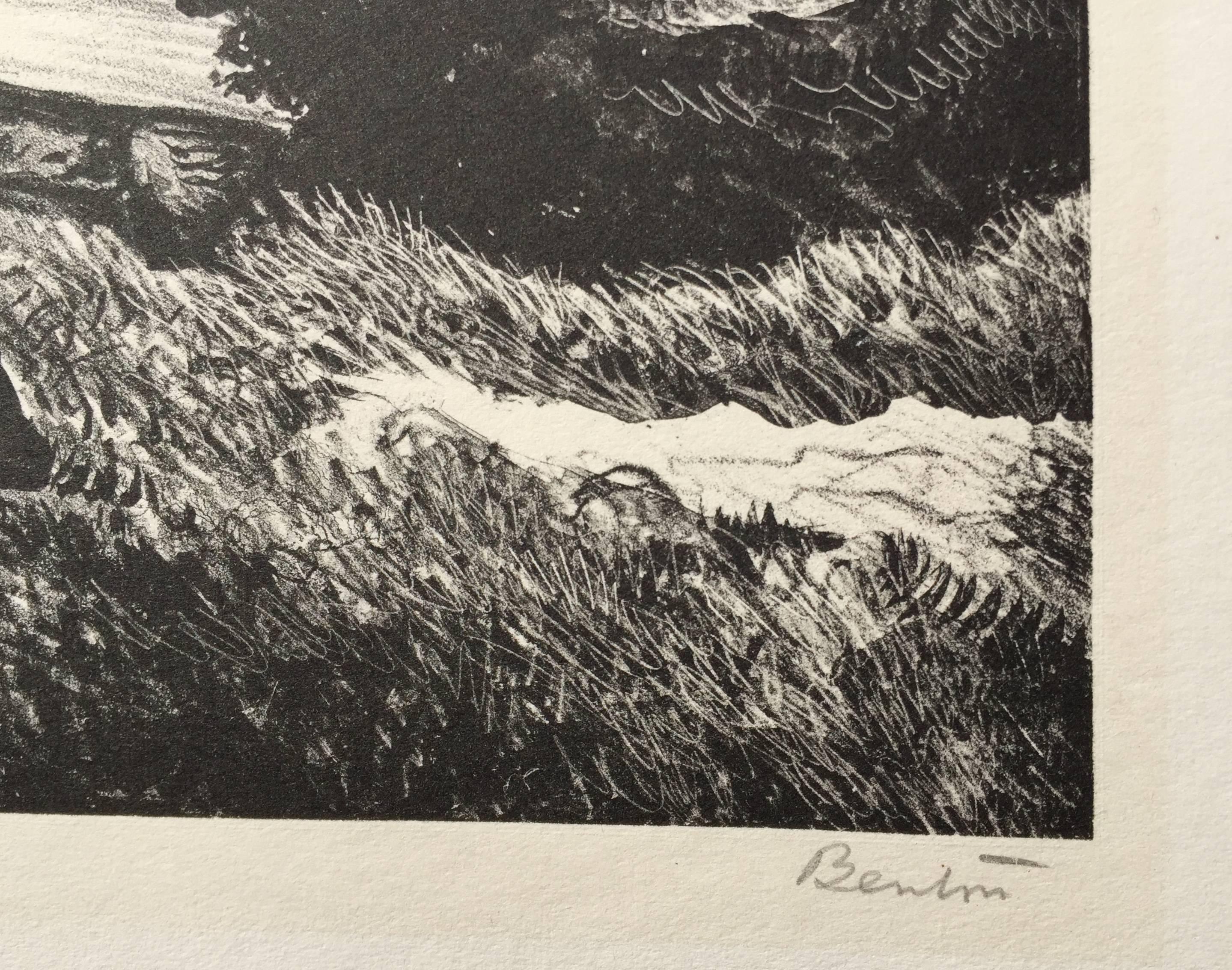 FARMER'S DAUGHTER - Print by Thomas Hart Benton