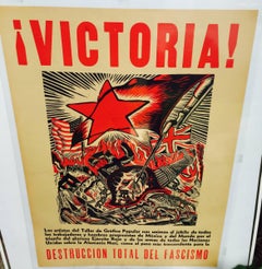 Vintage VICTORIA!  Victory Over Hitler WWII