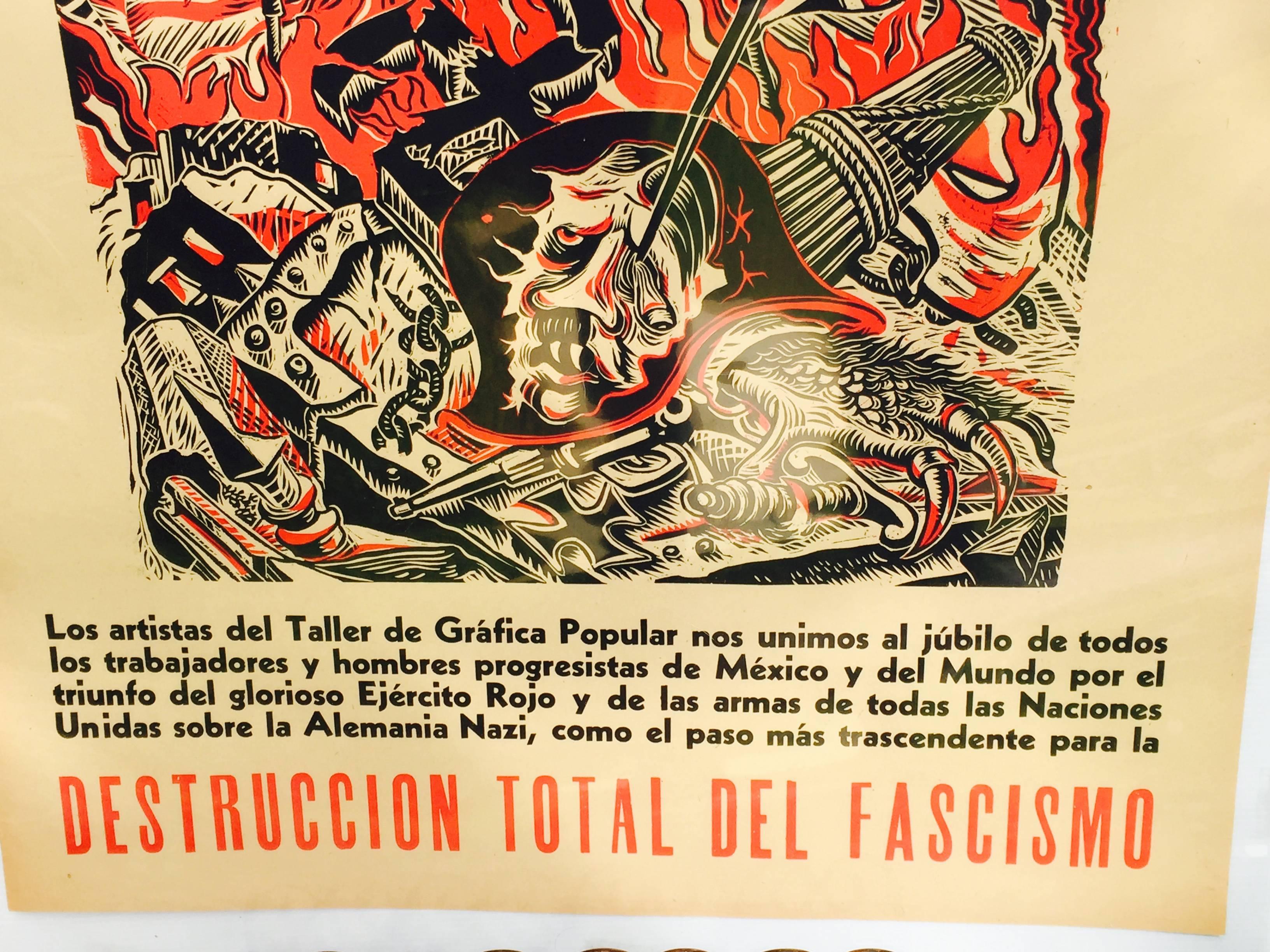 VICTORIA!  Victory Over Hitler WWII - Print by Ángel Bracho