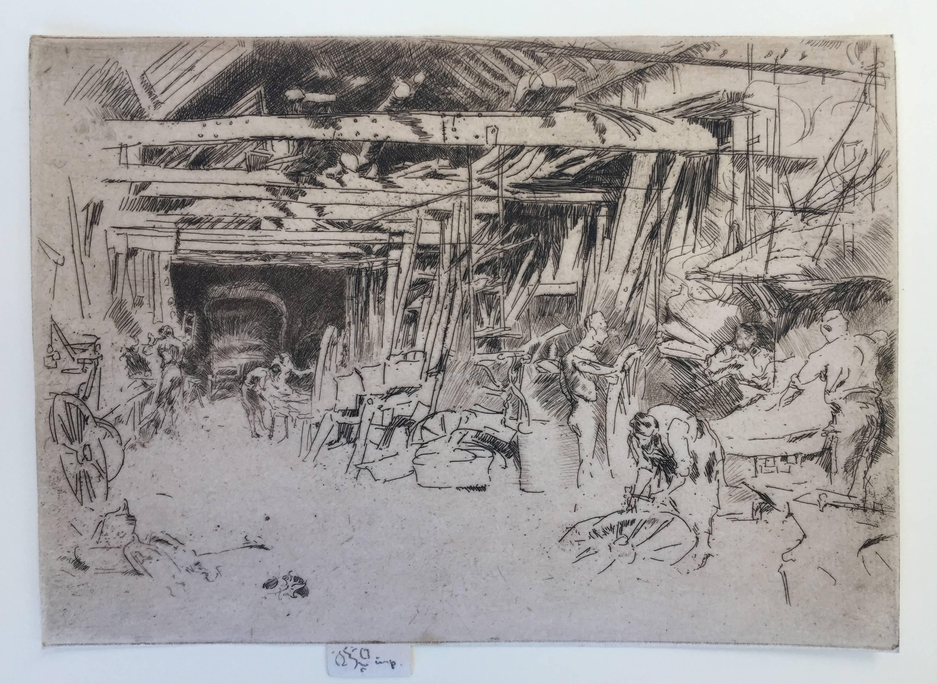 James Abbott McNeill Whistler Print - WHEELWRIGHT