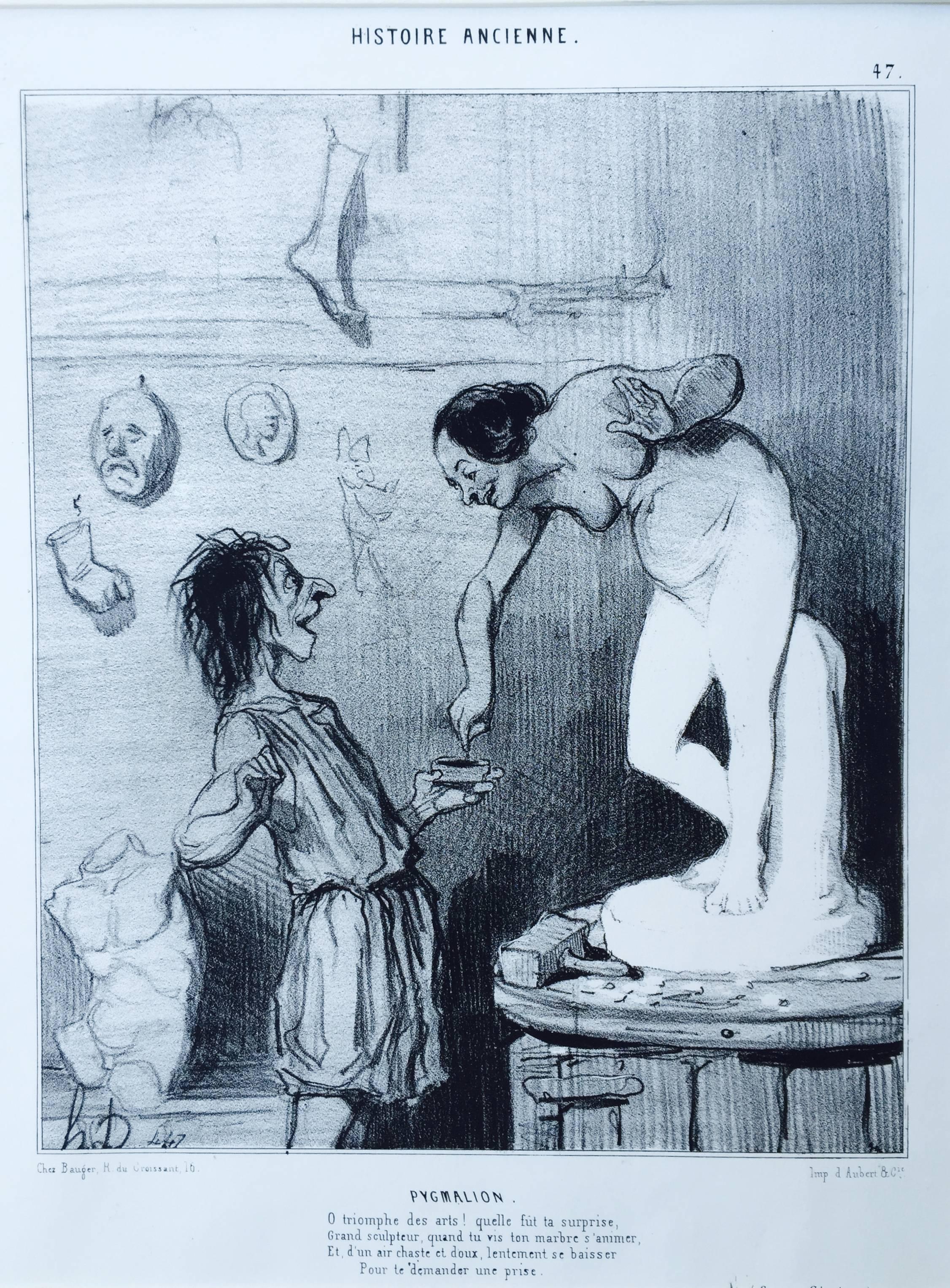 PYGMALION (Schule von Barbizon), Print, von Honoré Daumier