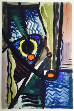 Vintage UNTITLED ABSTRACT COMPOSITION