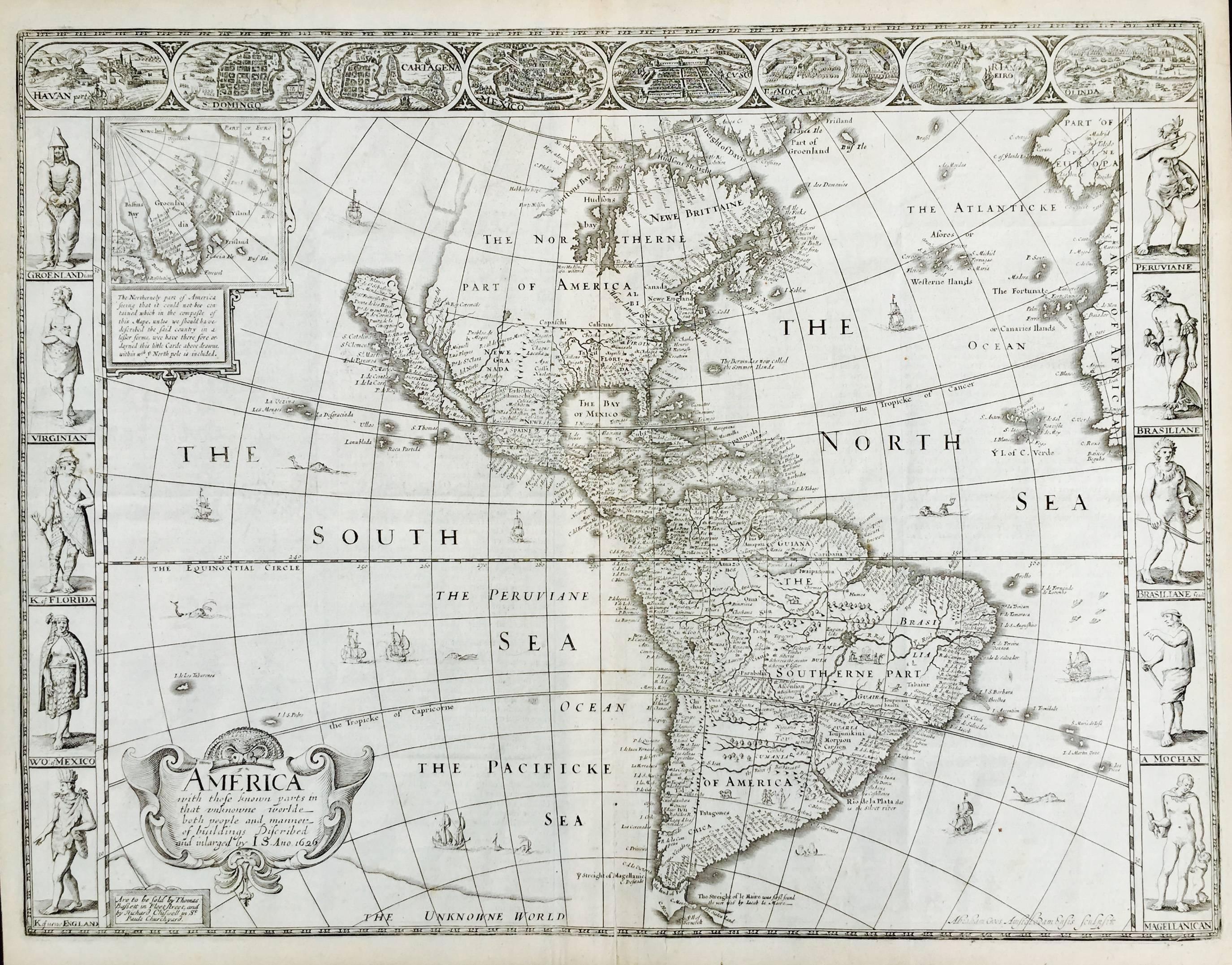 Landscape Print de John Speed - AMÉRICA