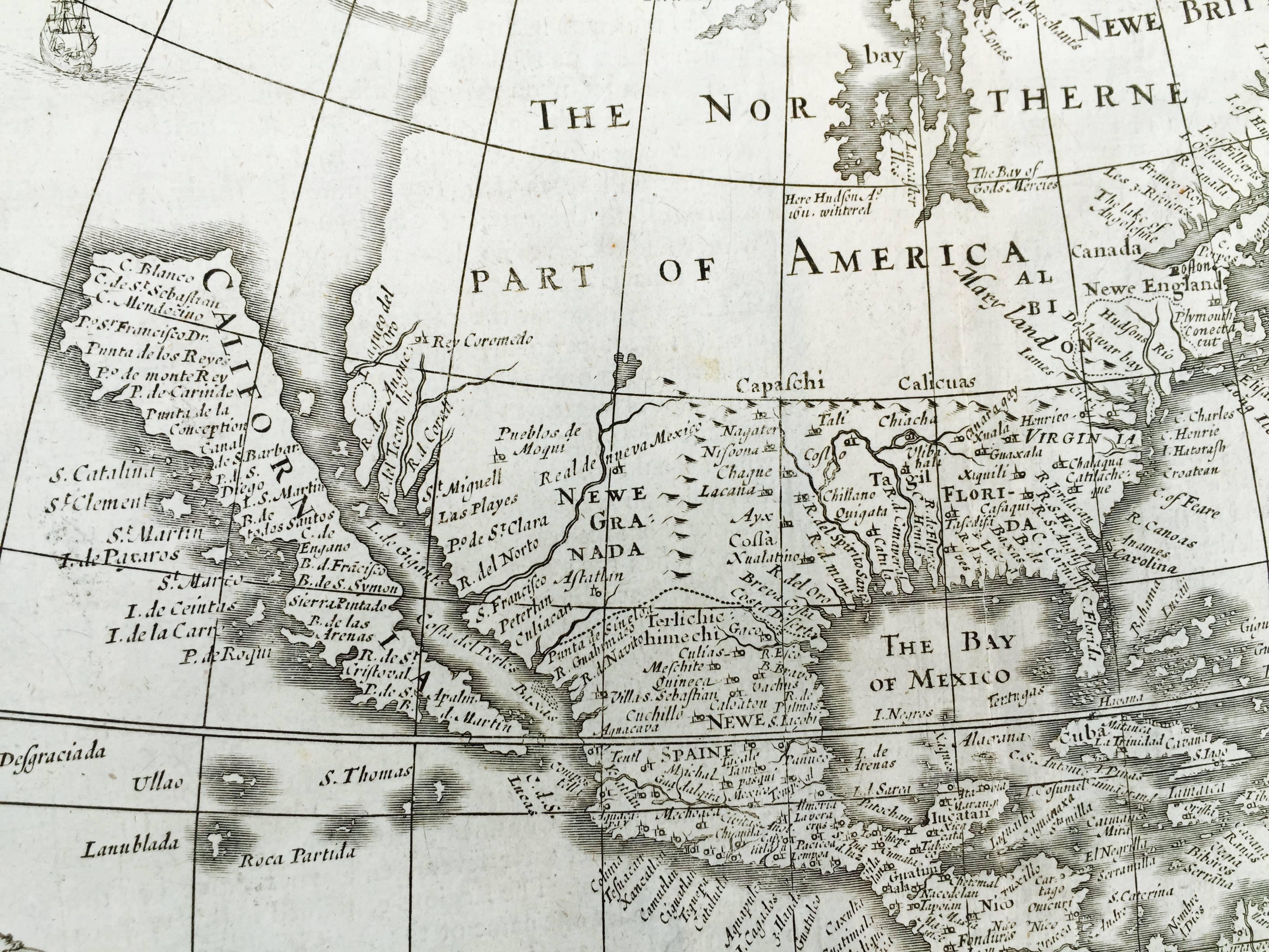IMPORTANTE CARTE AMÉRICAINE  - L'UN DES PREMIERS à montrer la CALIFORNIE comme une île

JOHN SPEED (1552-1629)

          AMERICA - With Those Known Parts In That Unknown Worlde (sic),
          1626-(76)
          (Burden 217 iv/iv) Gravure, non