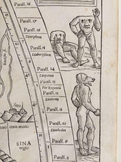 16th c. woodcut map - Tabula Asiae Vlll
