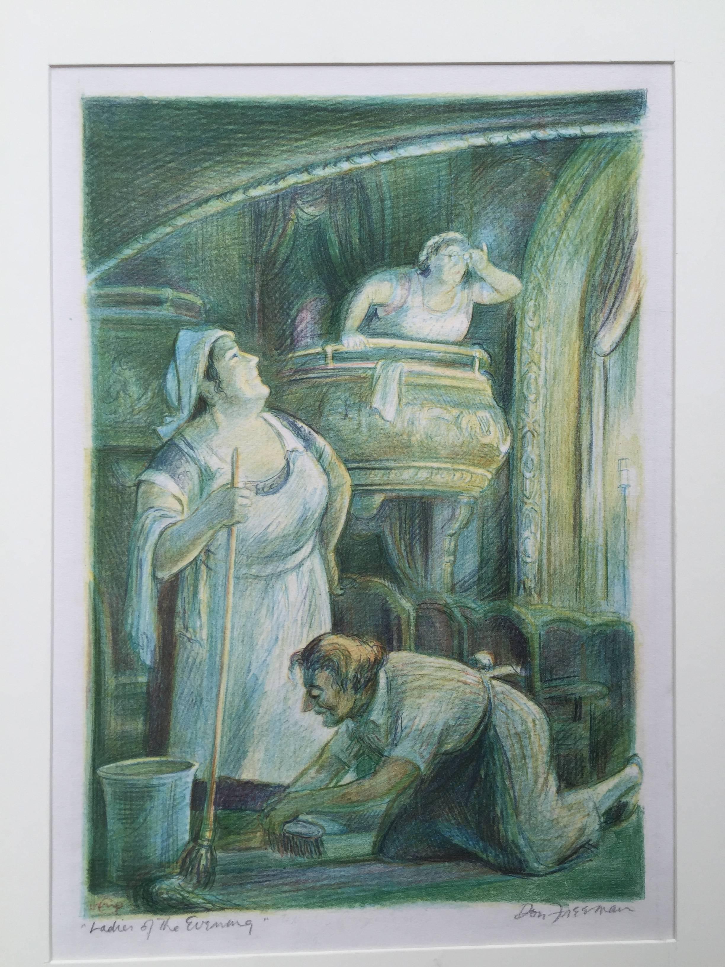 Ladies of The Evening - Print by Don Freeman