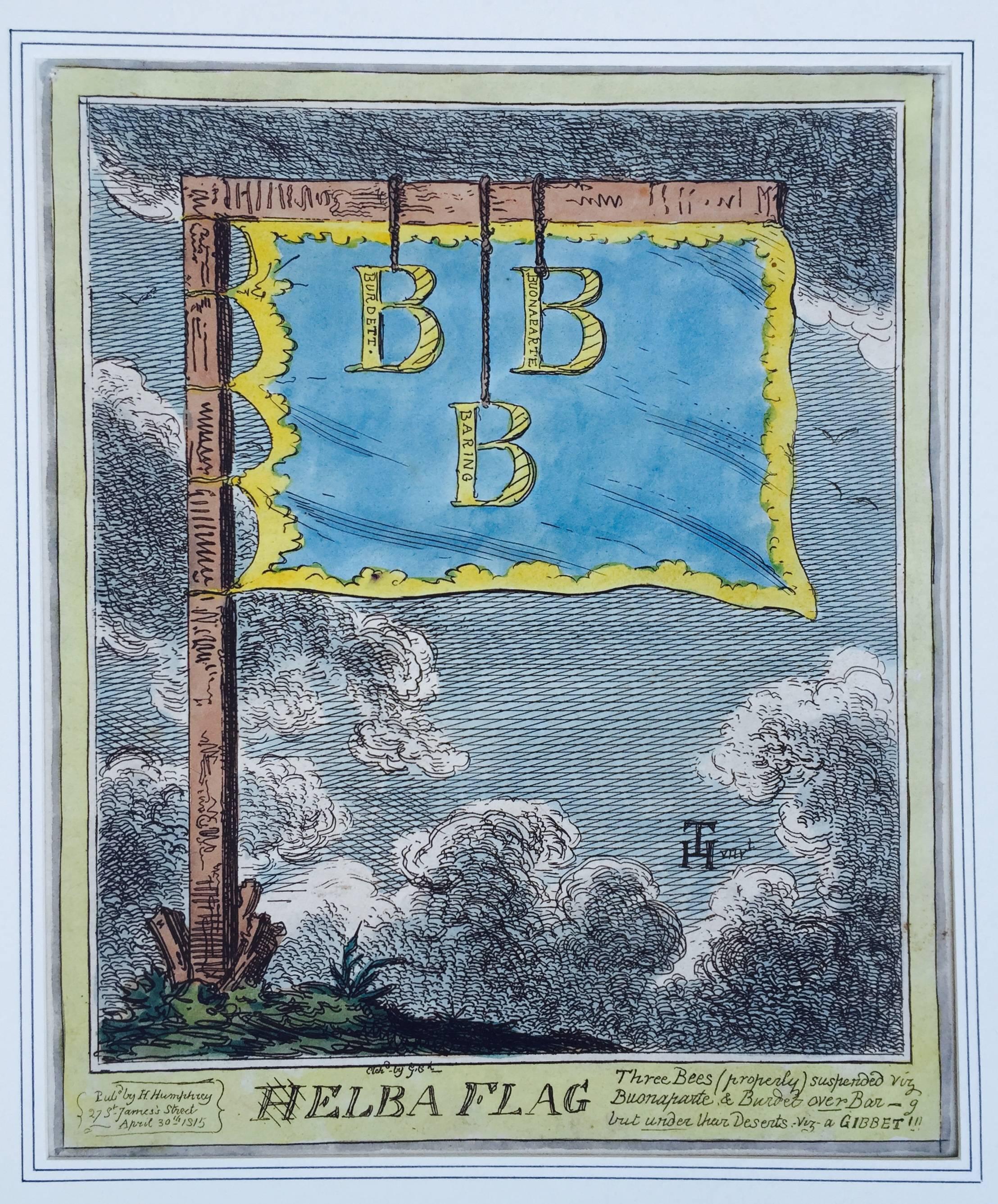 (H)ELBA FLAG - Print by George Cruikshank
