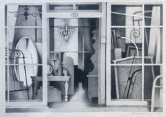 SECOND HAND STORE 1 - 50's Nearly Abstract View of an Antique shop