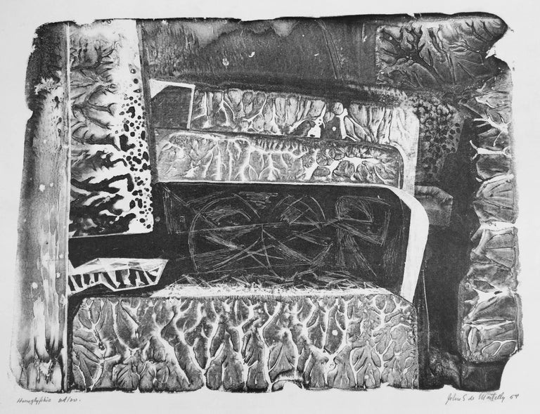 John Stockton De Martelly Abstract Print - HIEROGLYPHIC