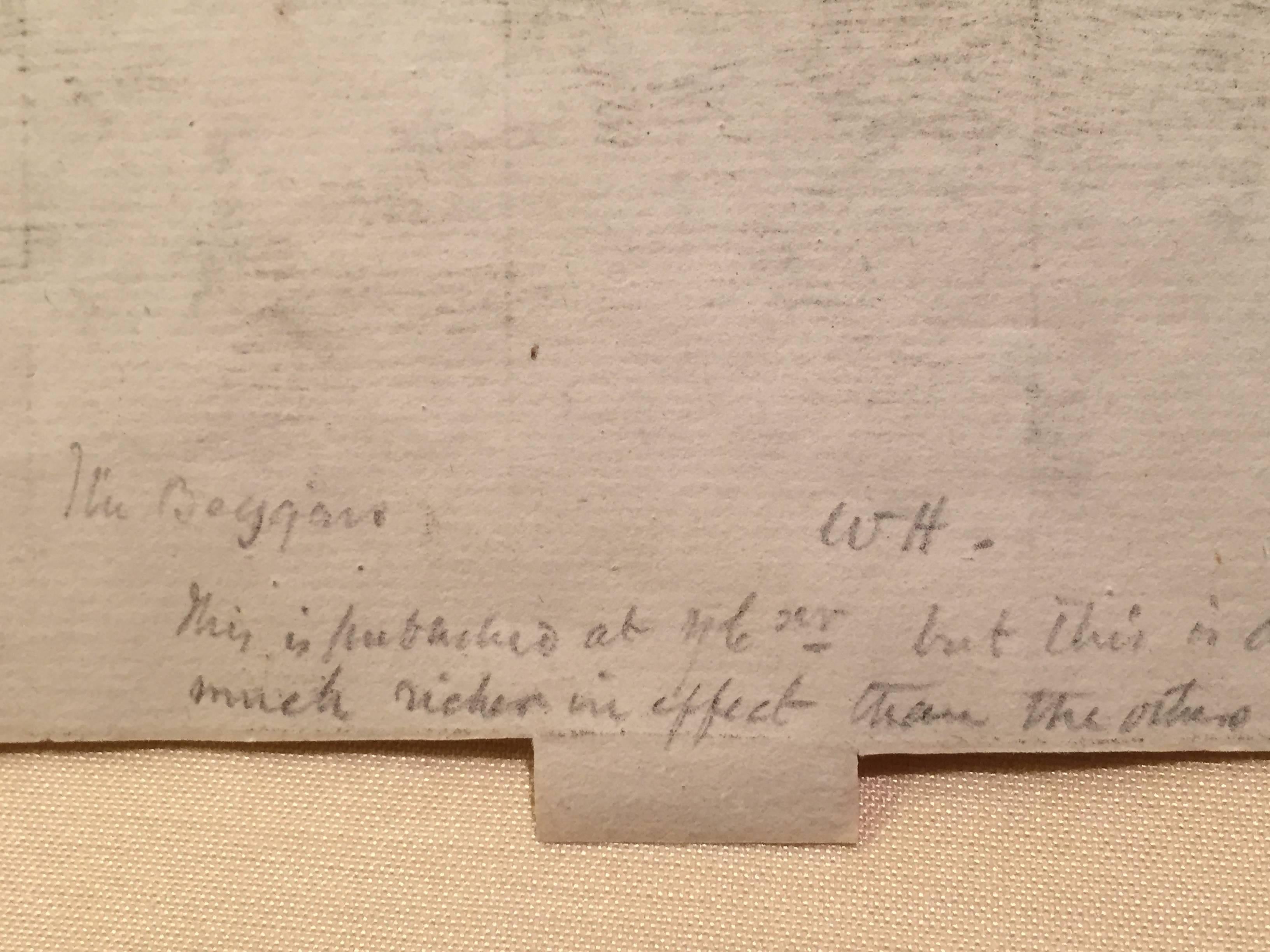 THE BEGGERS - Unique, only known example of the 10th state in a fine impresssion - American Impressionist Print by James Abbott McNeill Whistler