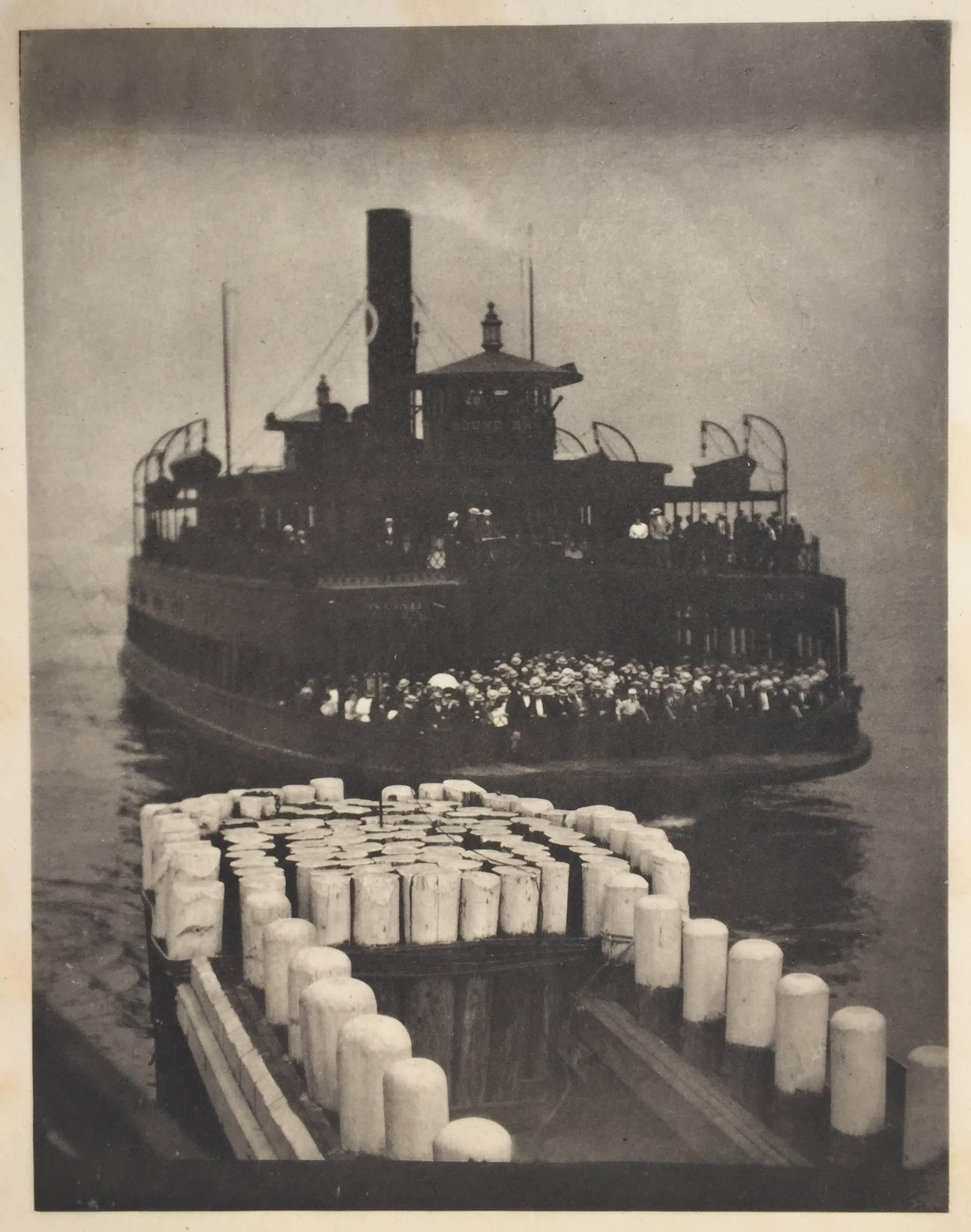 Alfred Stieglitz Black and White Photograph - THE FERRY BOAT