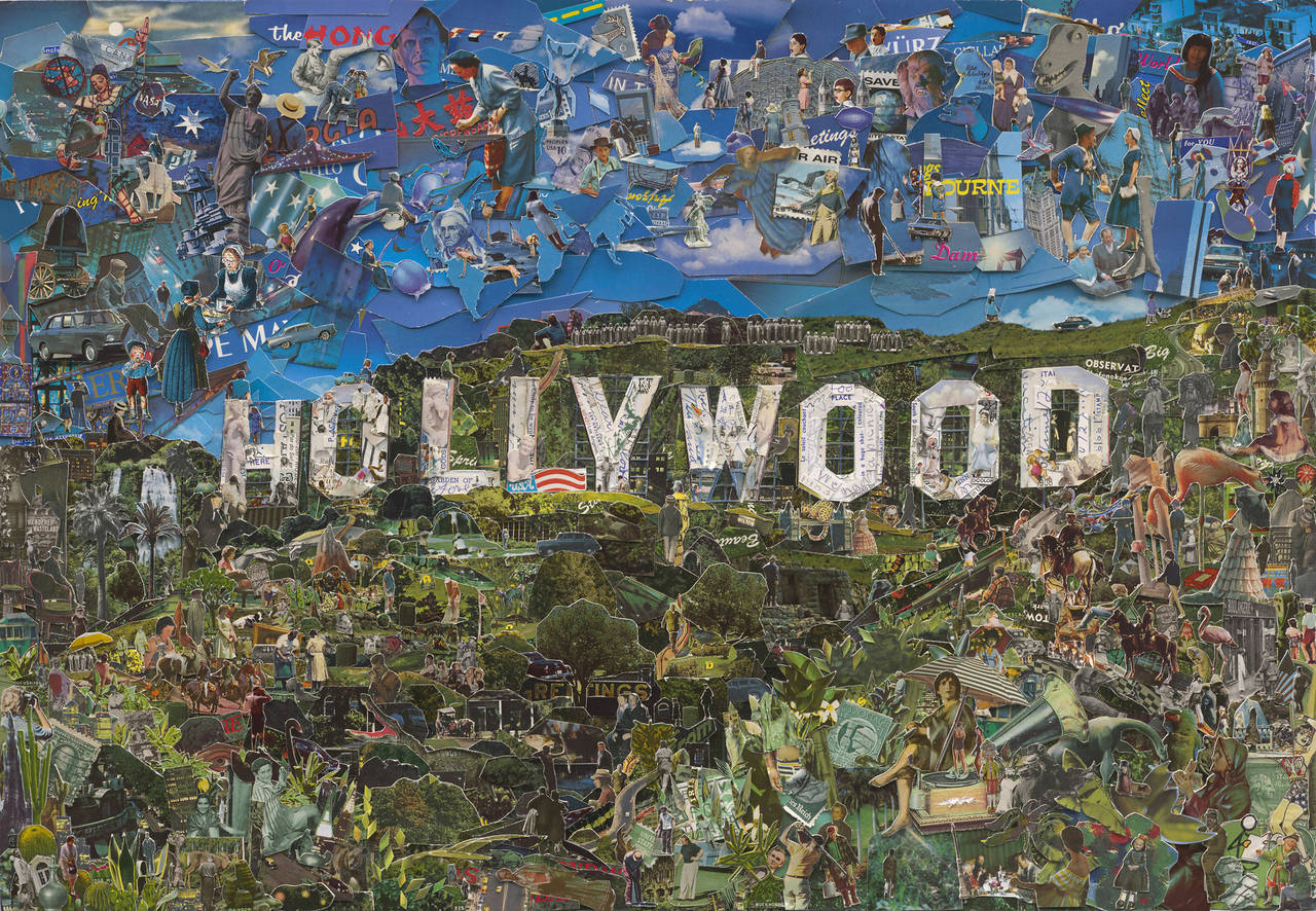 Vik Muniz Color Photograph - Postcards from Nowhere: Hollywood