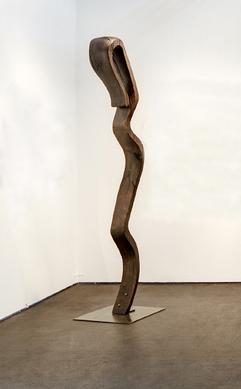 Sam Perry Abstract Sculpture - Dark Ribbon