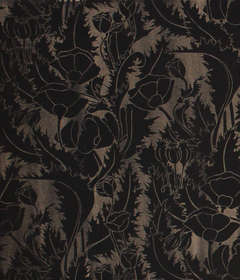Wallpaper (Black Poppy pattern)