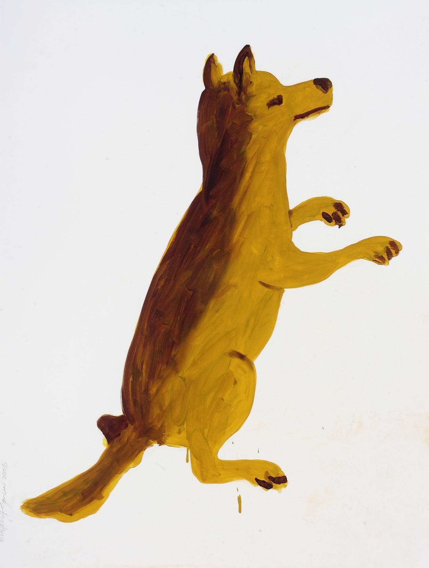 Rupert Garcia Animal Painting - El Perro Normal