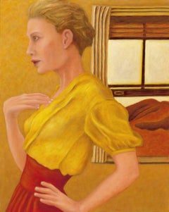 Oil on canvas Portrait -- Look Through Any Window