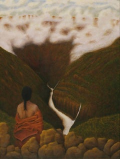 Öl auf Leinwand Gemälde  “Into the Valley“