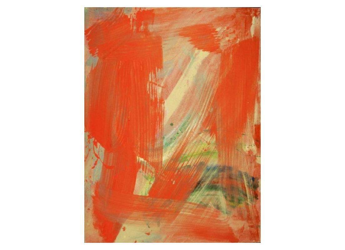 George Hofmann Abstract Painting - Study, Red