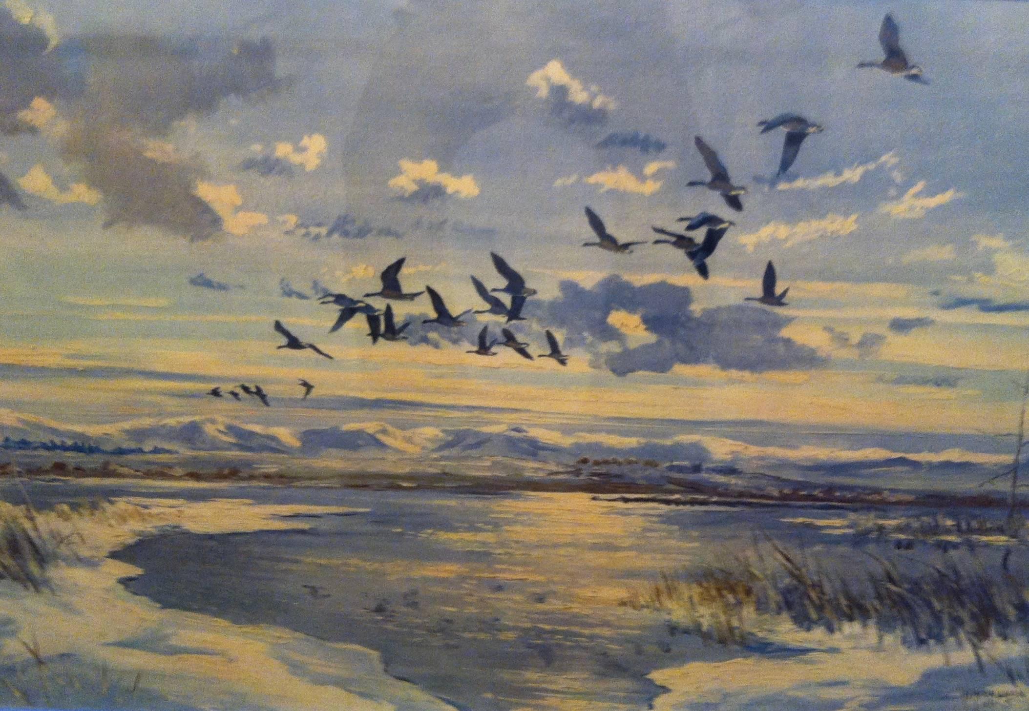 Landscape Art Hugh Monahan - Sporting Art - Oiseaux en vol