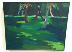Oil on Canvas -- Fallen Palms