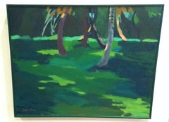 Óleo sobre lienzo -- Palmeras caídas