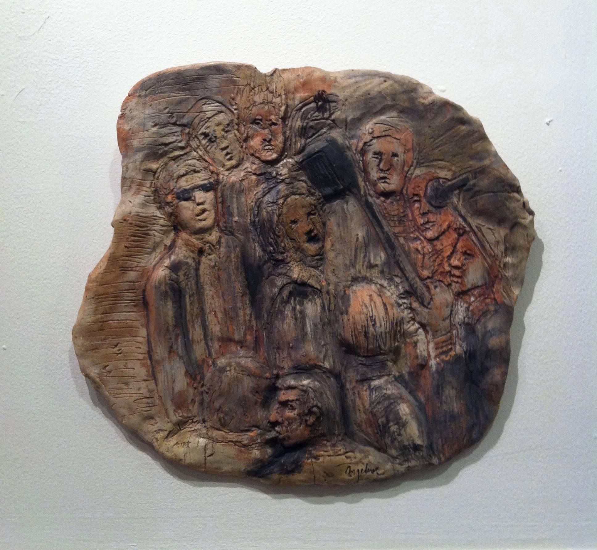 Ceramic Sculpture -- Crowd