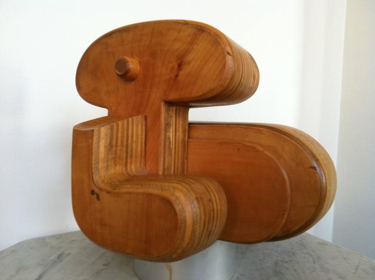 Molded Plywood Abstract Sculpture -- G3B For Sale 3